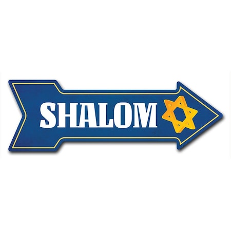 Shalom Arrow Decal Funny Home Decor 36in Wide